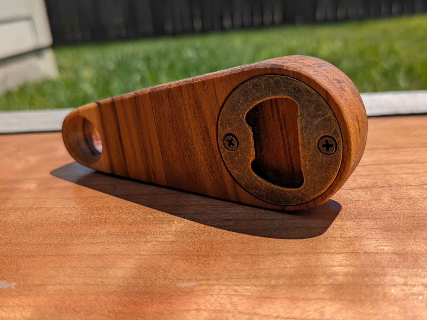 handmade hand sized bottle opener