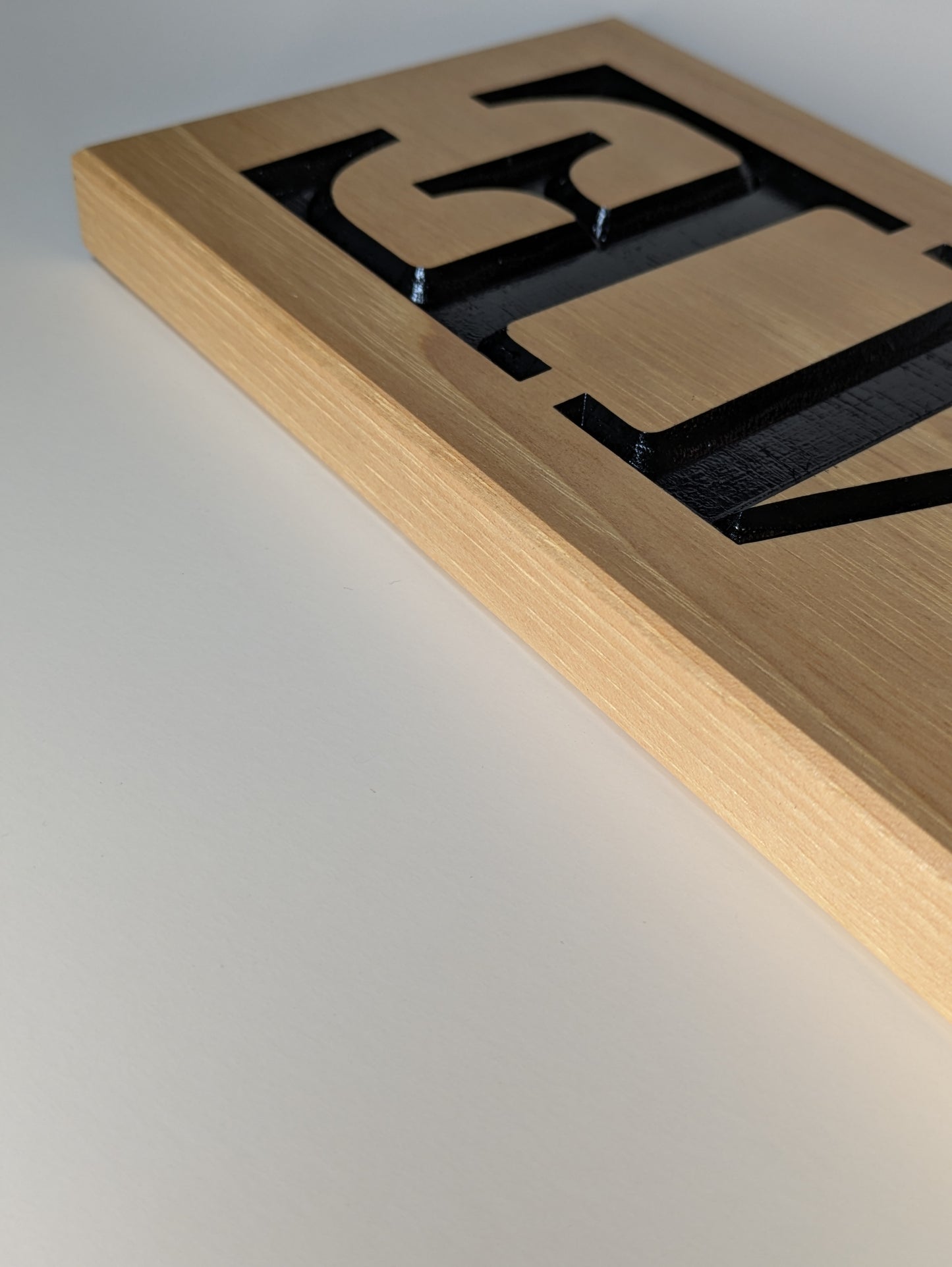 Handmade pecan wood Texas Home sign